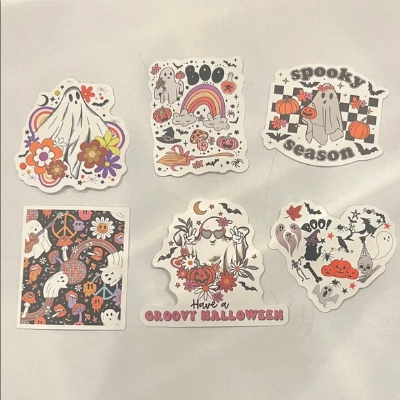 Halloween Ghost Sticker Set - Picture 1 of 2